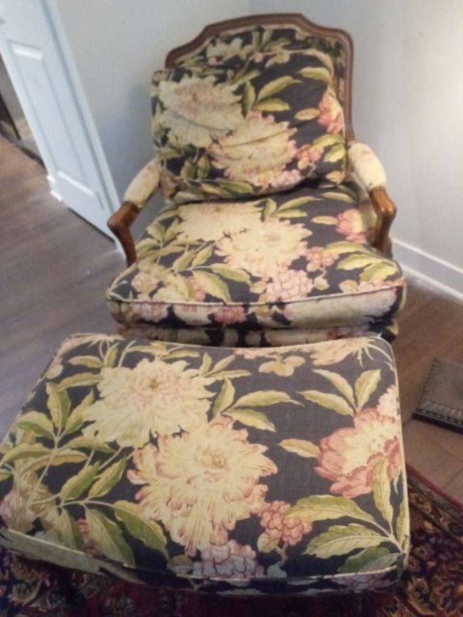 Tufted Settee before